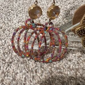 Colorful Hoop Earrings